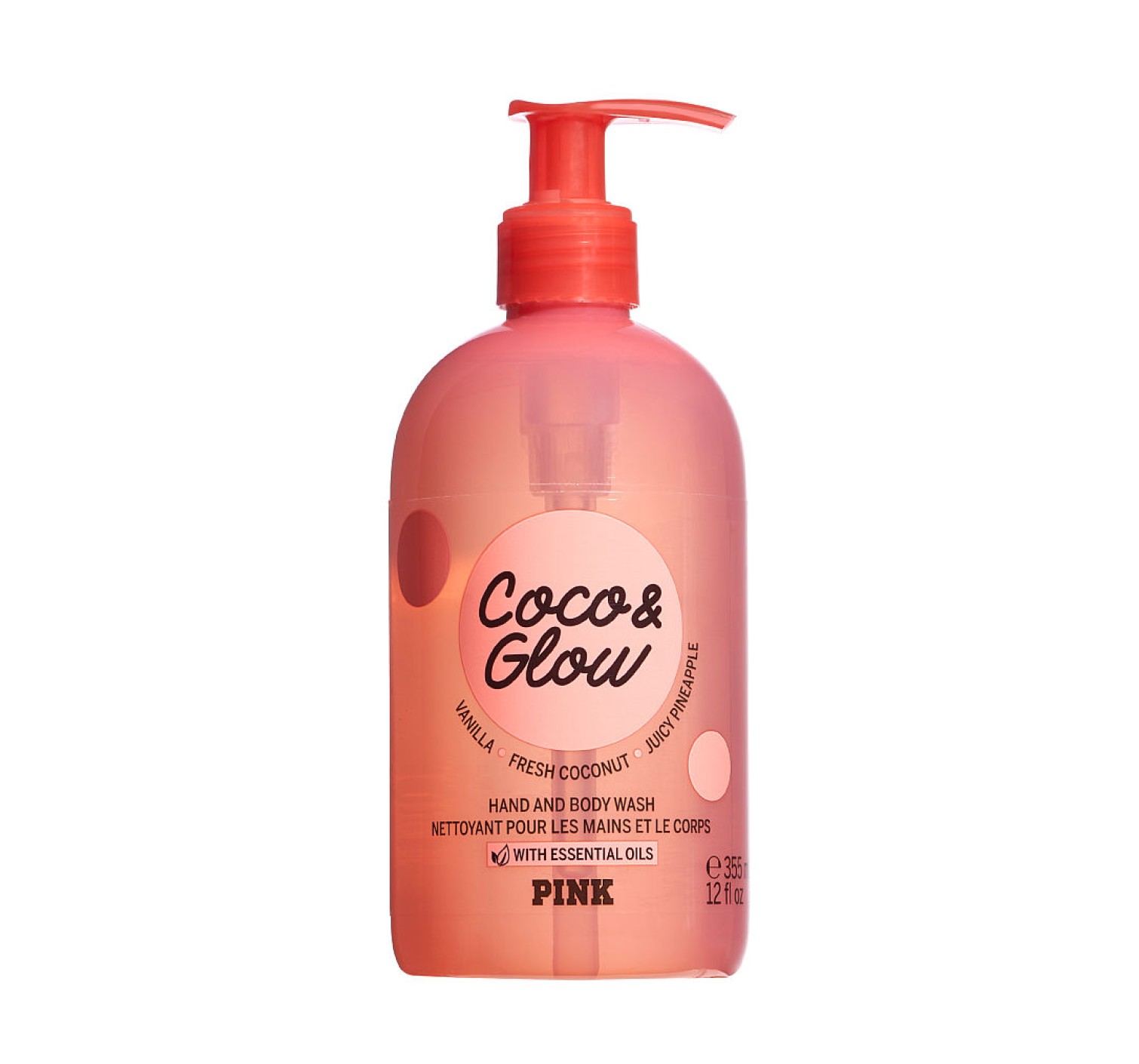 Гель для душу Coco & Glow PINK Hand And Body Wash