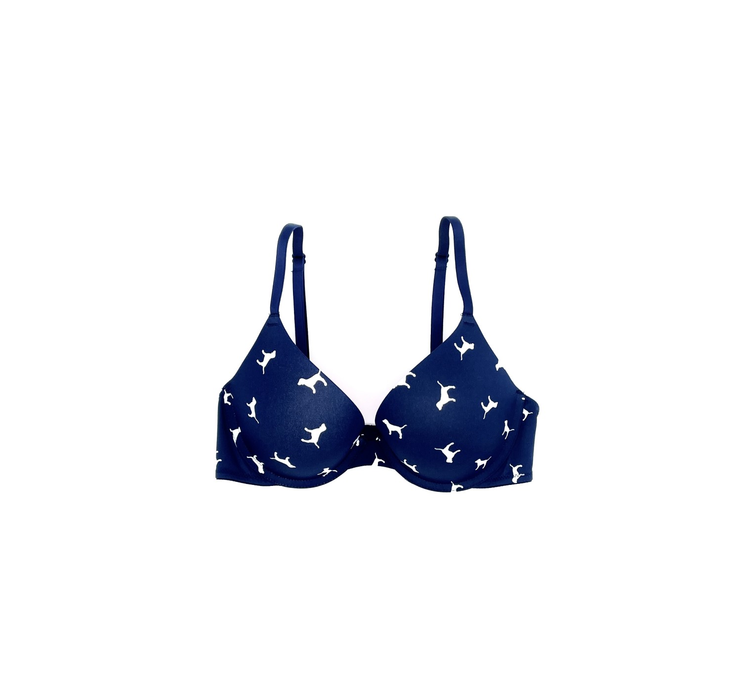 Бюстгальтер Victoria's Secret Pink push-up full coverage blue Bra