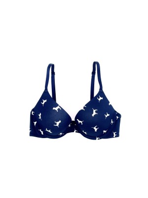 Бюстгальтер Victoria’s Secret Pink push-up full coverage blue Bra