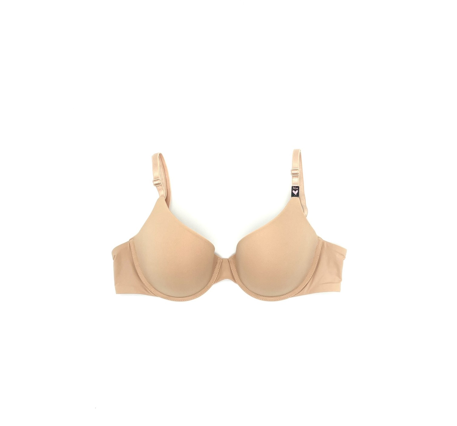 Бюстгальтер Victoria's Secret Beige T-shirt Lightly lined Logo Bra