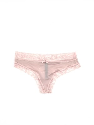 Трусики стрінги Victoria's Secret Very Sexy Pink Lace Thong panty