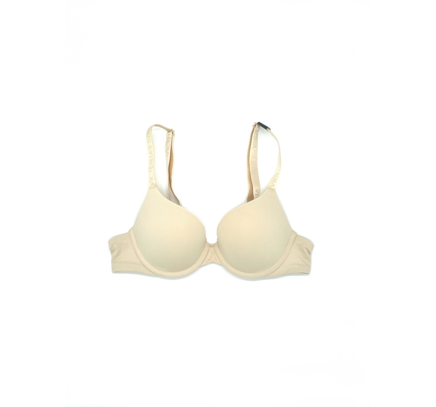 Бюстгальтер Victoria's Secret Beige T-shirt push-up full coverage Logo Bra