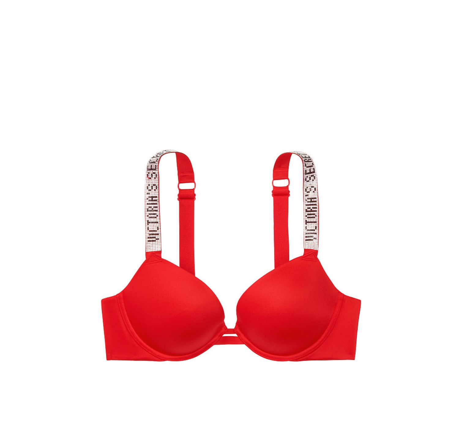 Бюстгальтер Victoria’s Secret Embellished Strap Push-up Bra Lipstick
