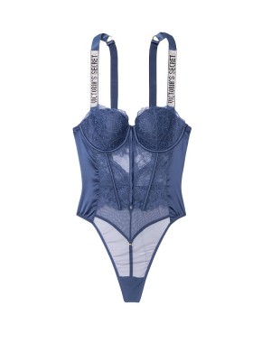 Боді Вікторія Секрет Very Sexy Logo Shine Strap Teddy