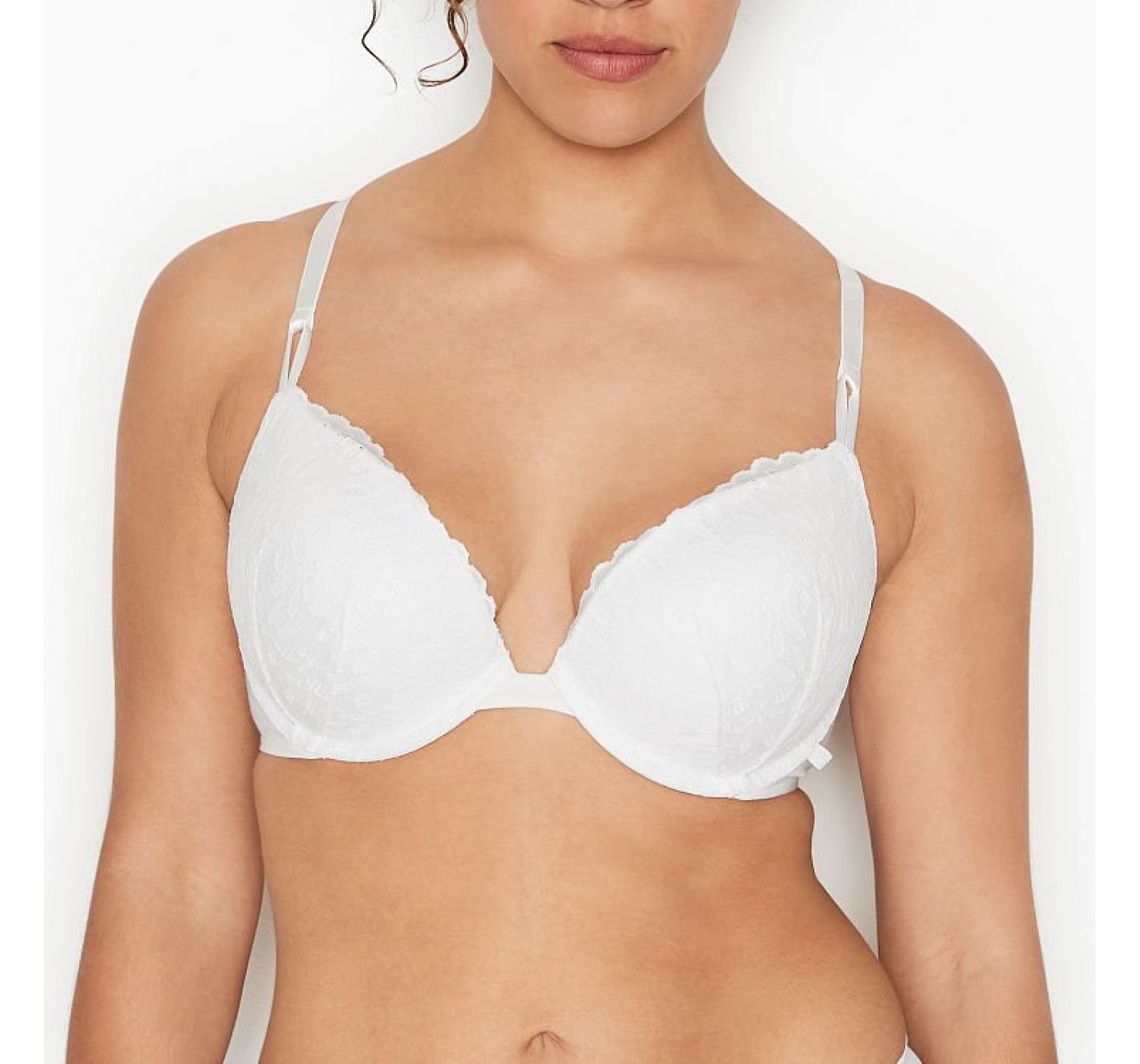 Бюстгальтер Вікторія Секрет Sexy Tee Cotton Eyelet Push-up Bra