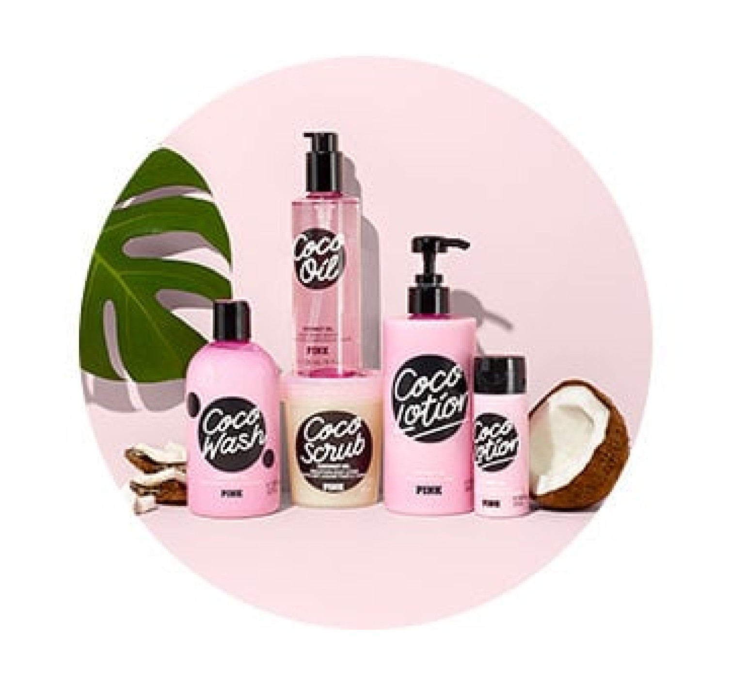 Гель для душу Coco Scrub Wash PINK Victoria's Secret