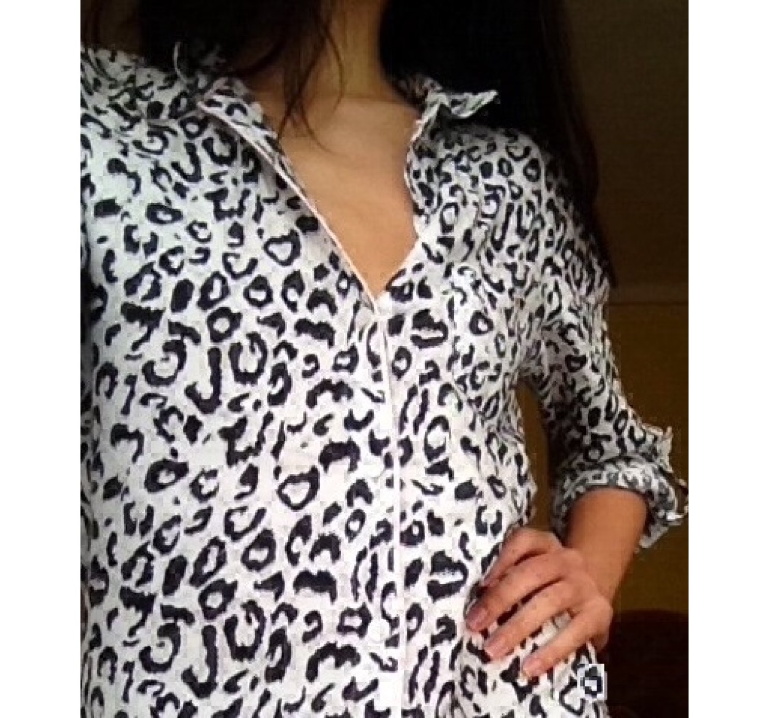 Піжама Victoria's Secret Flannel Long PJ Set Shadow Black Leopard