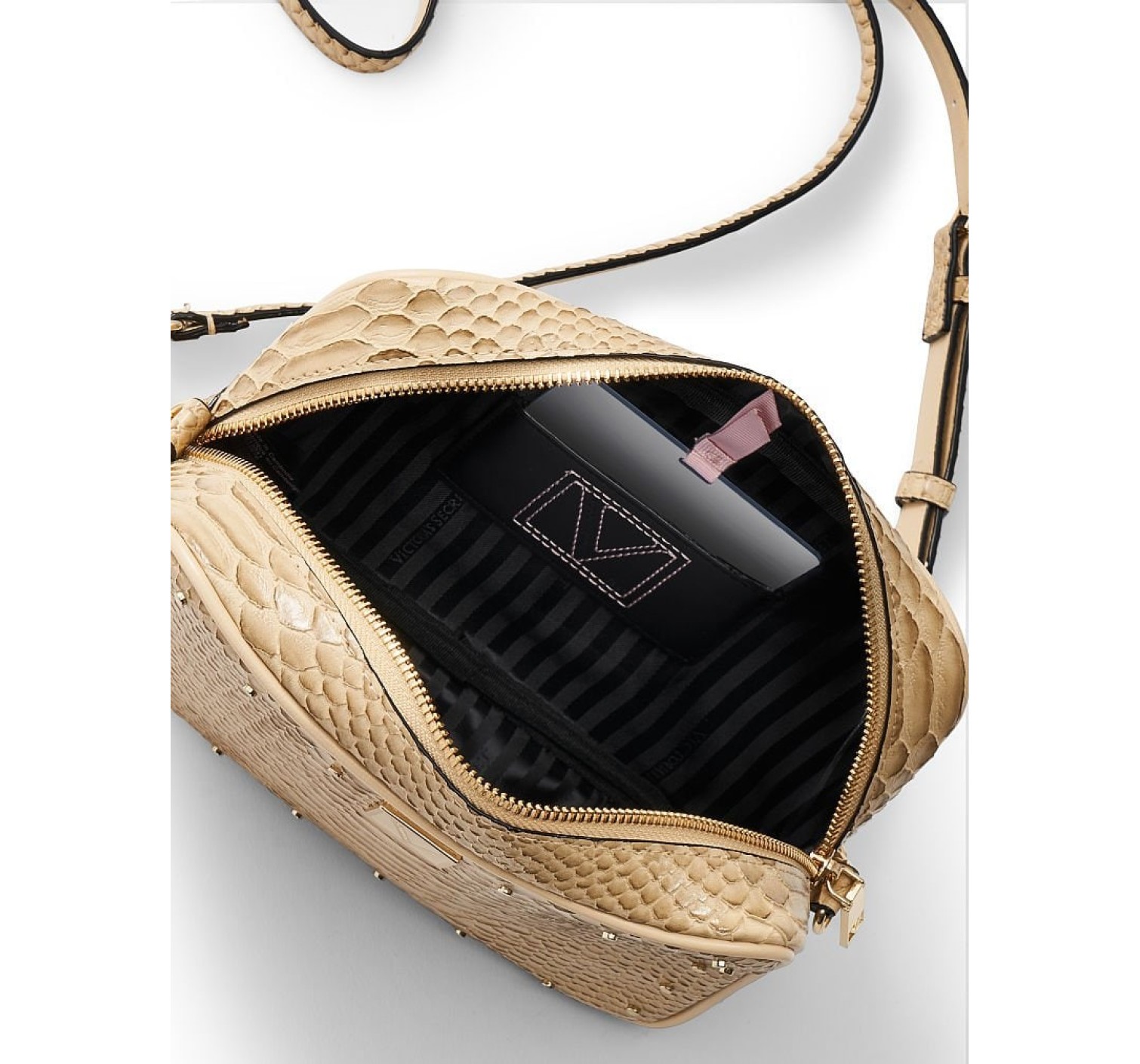 Сумка Вікторія Сікрет The Victoria Top Zip crossbody Gold