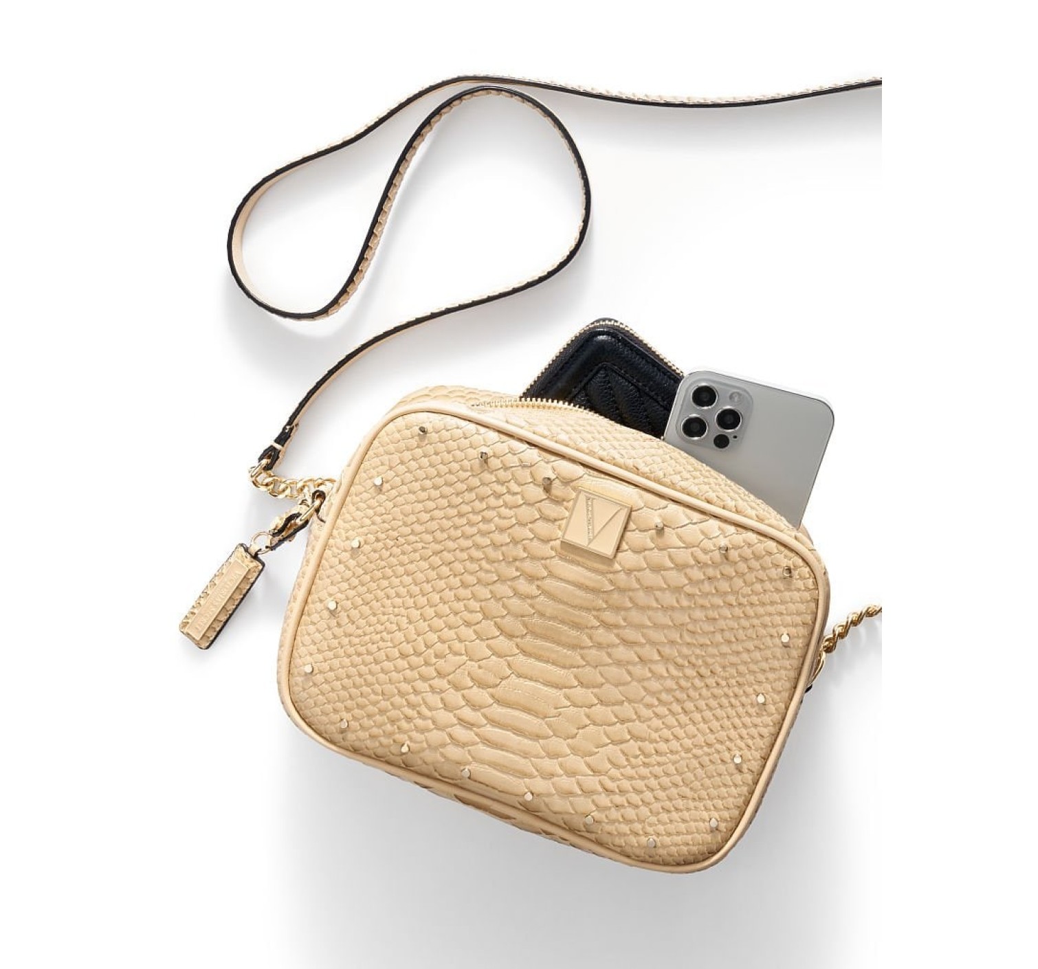Сумка Вікторія Сікрет The Victoria Top Zip crossbody Gold