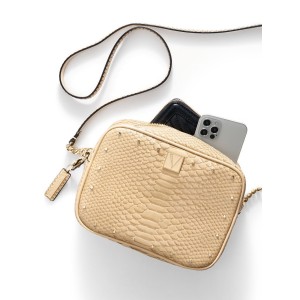 Сумка Вікторія Сікрет The Victoria Top Zip crossbody Gold