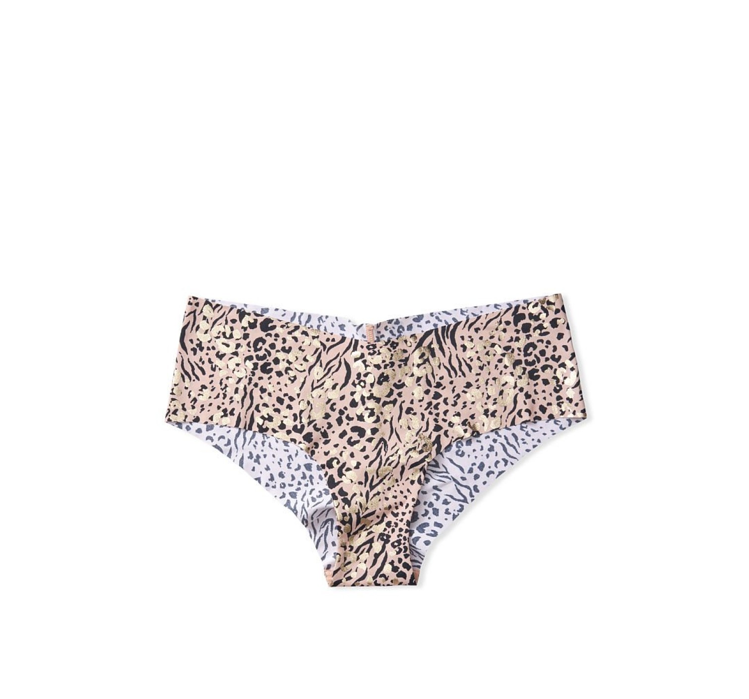 Трусики безшовні Вікторія No show Cheeky Panty Leo print shimmer