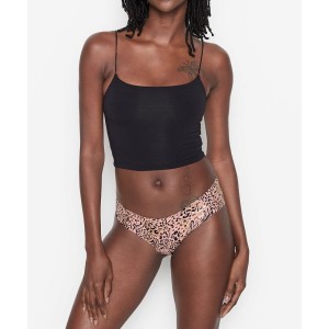 Трусики безшовні Вікторія No show Cheeky Panty Leo print shimmer