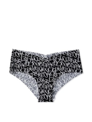 Трусики безшовні Вікторія No show Cheeky Panty VS Logo print