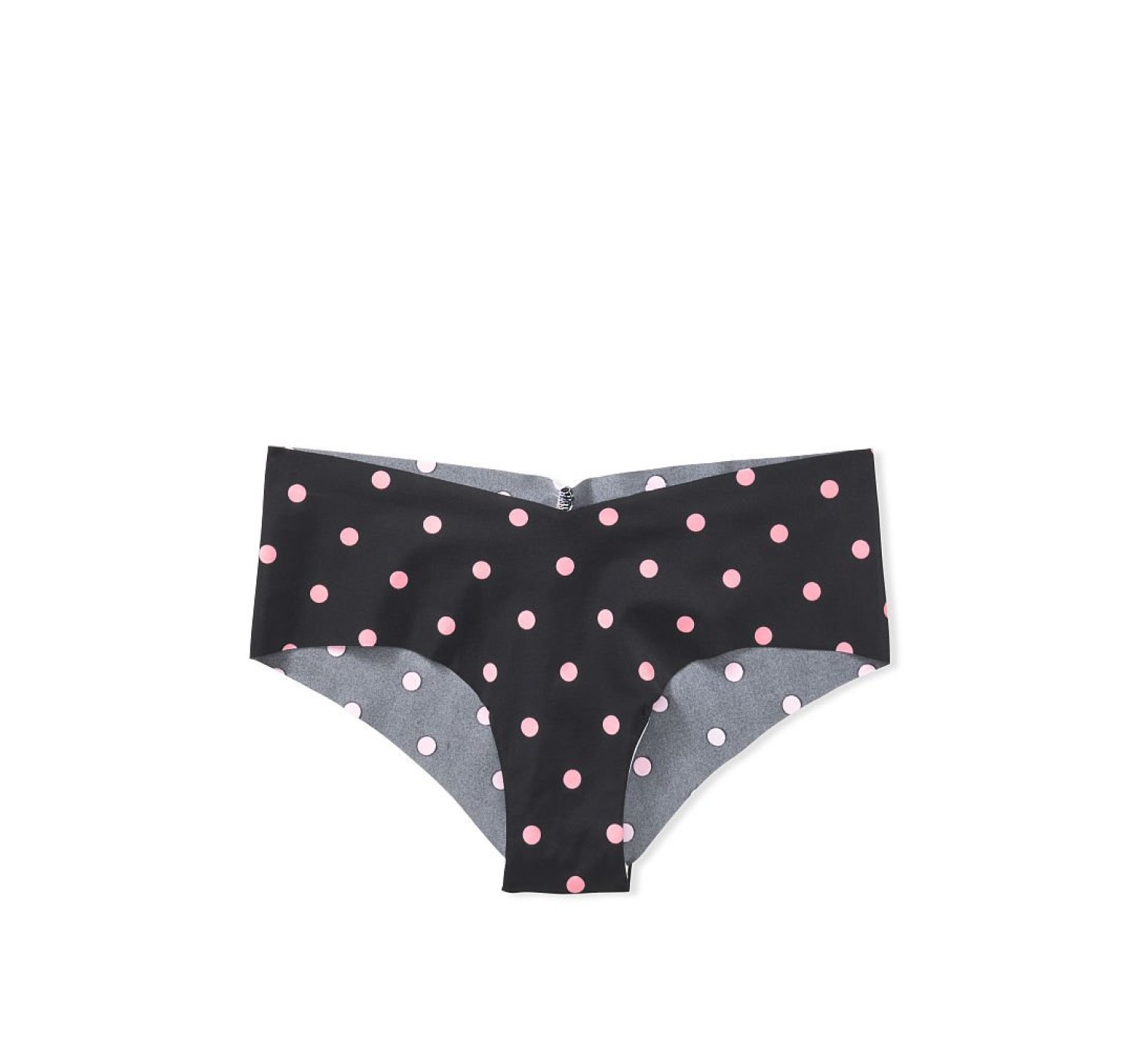 Трусики бесшовные Виктория Сикрет No show Cheeky Panty Pink dot