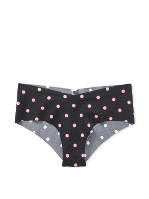 Трусики безшовні Вікторія Сікрет No show Cheeky Panty Pink dot