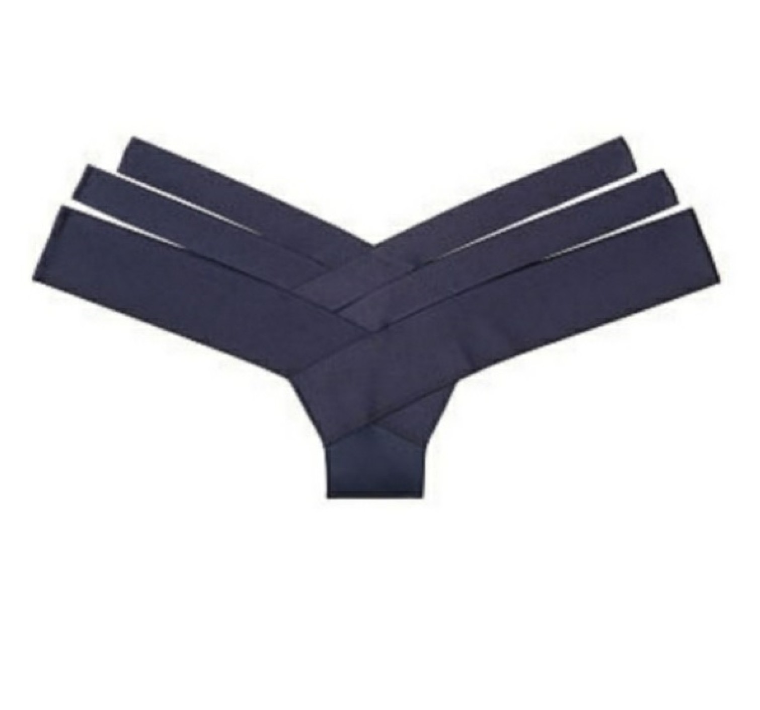 Трусики Victoria's Secret Banded Strappy Cheeky Panty Navy blue