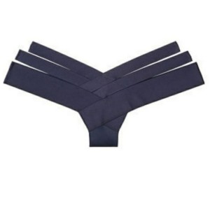 Трусики Victoria's Secret Banded Strappy Cheeky Panty Navy blue