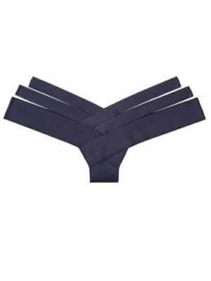 Трусики Victoria's Secret Banded Strappy Cheeky Panty Navy blue