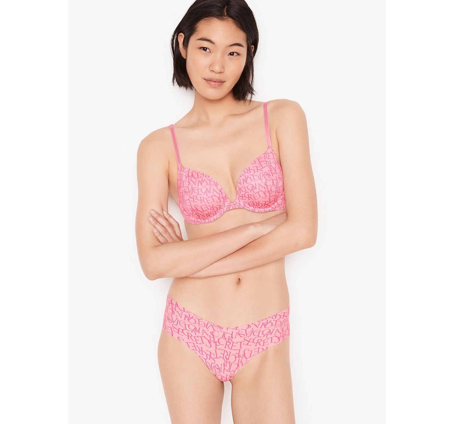 Трусики безшовні Вікторія No show Cheeky Panty Dust Pink