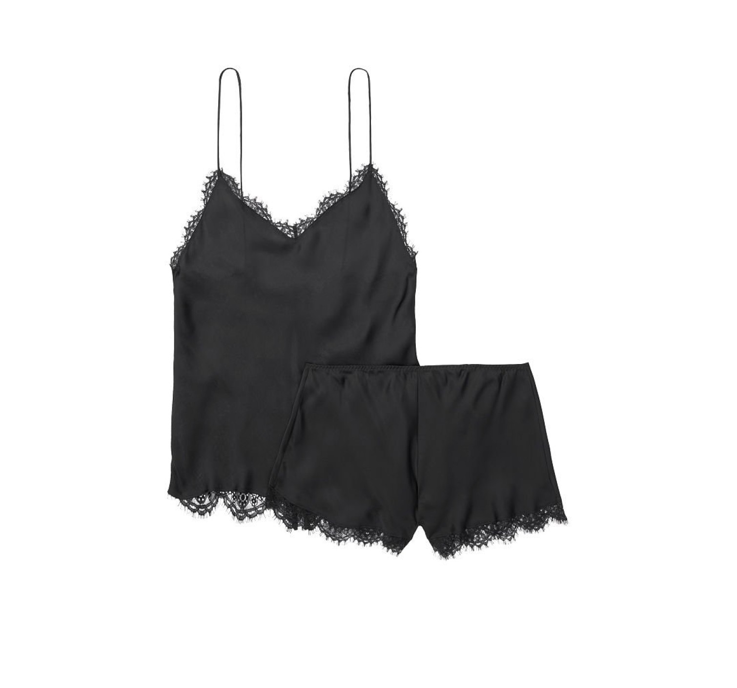 Піжама VS Cami Short PJ Set Black Lace
