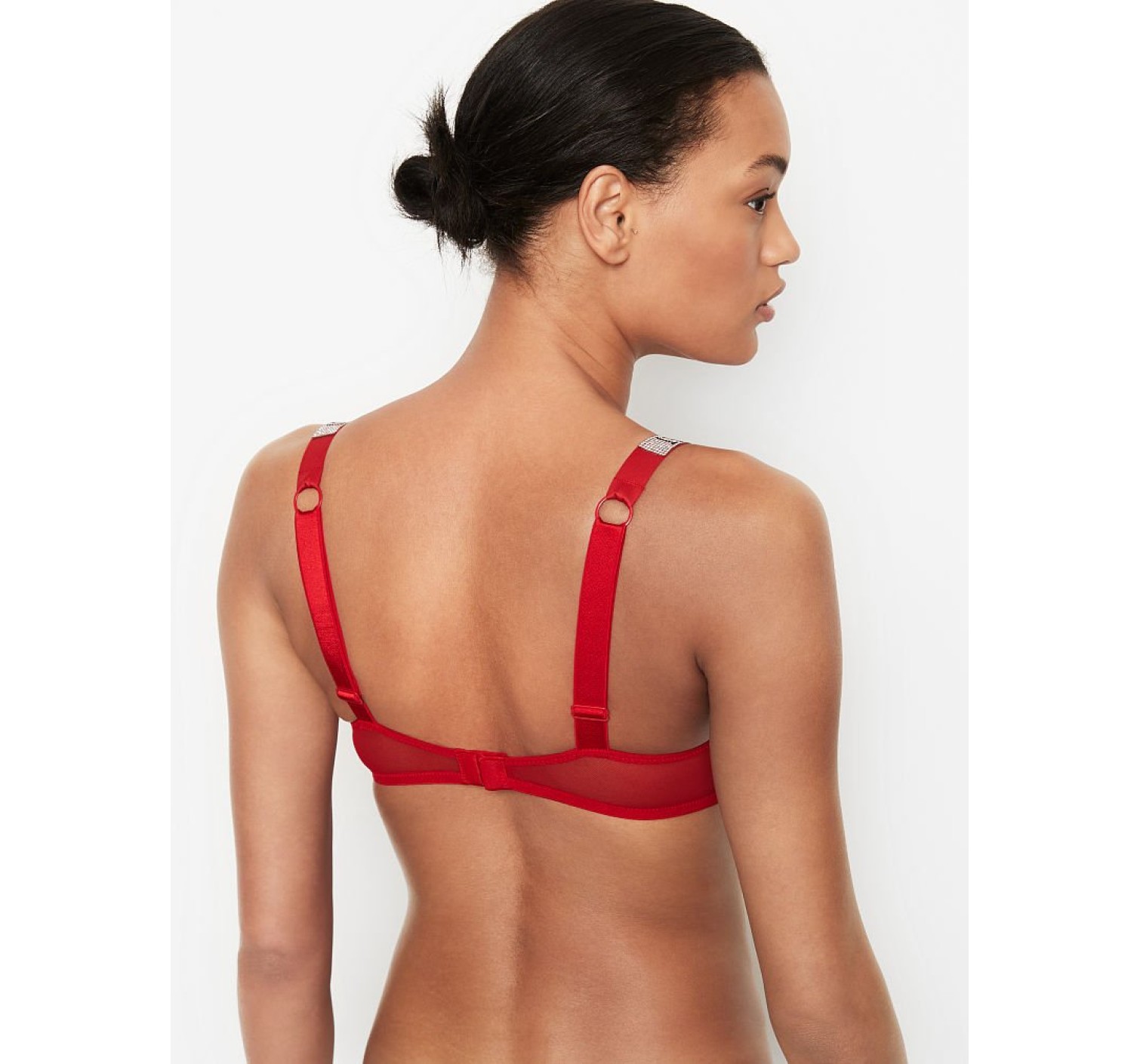 Красный бюстгальтер Виктория Сикрет Very Sexy Bombshell Add-2-cups Push-up Bra