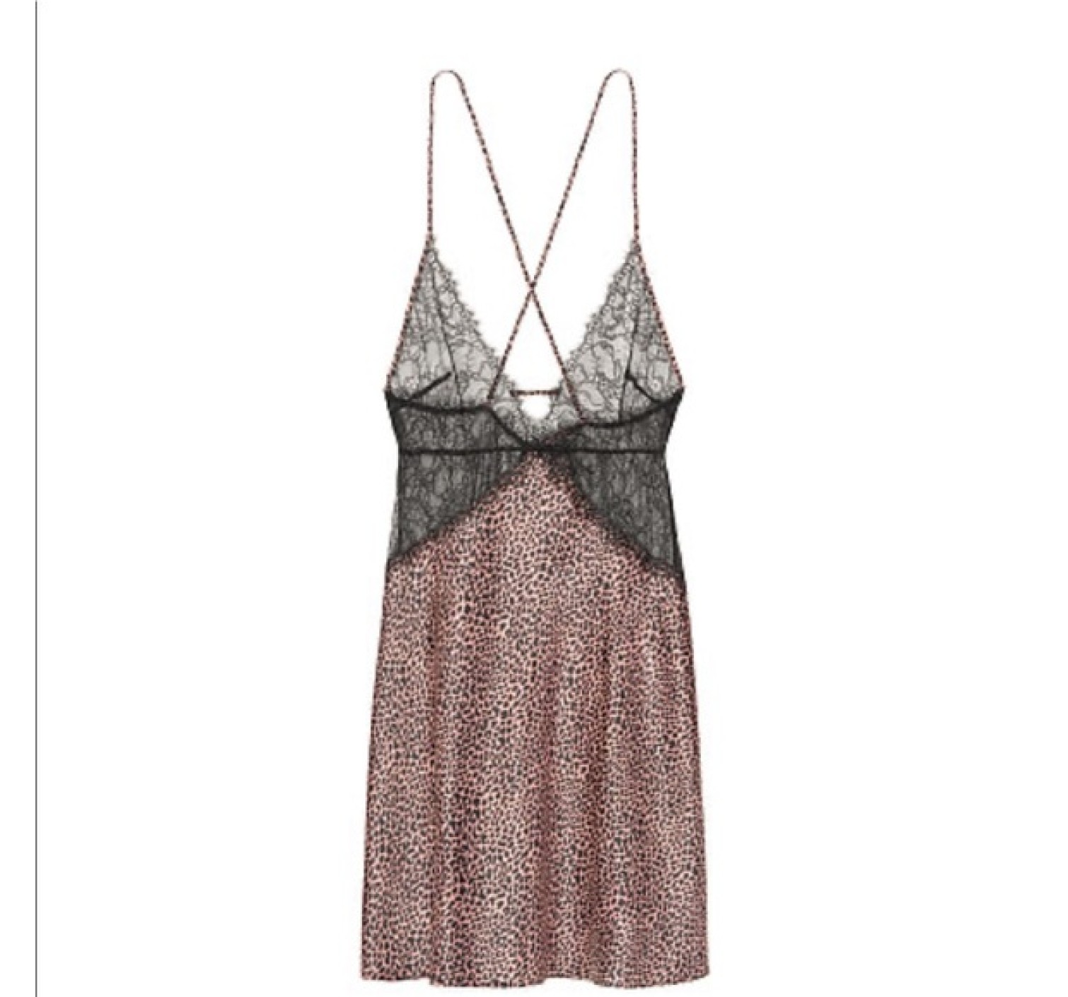 Пеньюар Victoria’s Secret Very Sexy Lace Slip dress Leopard