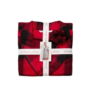 Піжама Victoria's Secret Flannel Short PJ Set Red plaid
