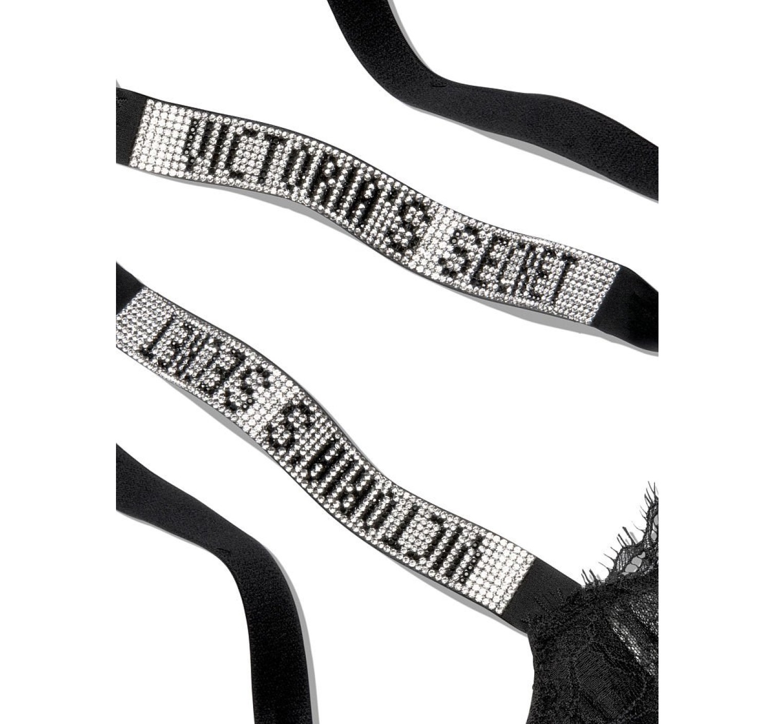 Бюстгальтер Victoria's Secret Embellished Strap Push-up Leopard Bra