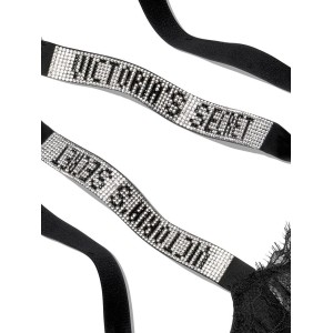 Бюстгальтер Victoria's Secret Embellished Strap Push-up Leopard Bra