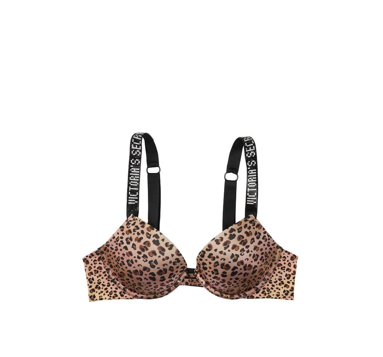 Бюстгальтер Вікторія Секрет Very Sexy Shine Strap Push-Up Leopard Bra