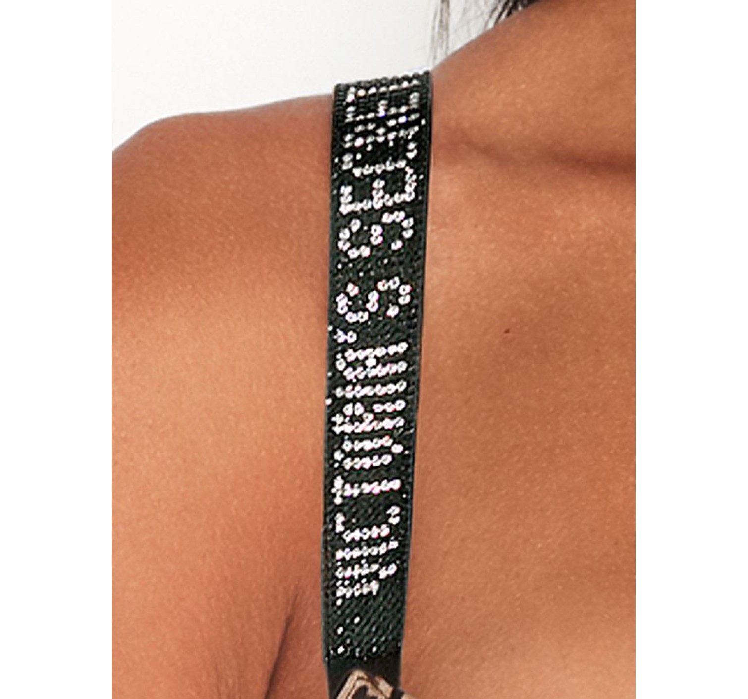 Бюстгальтер Вікторія Секрет Very Sexy Shine Strap Push-Up Leopard Bra