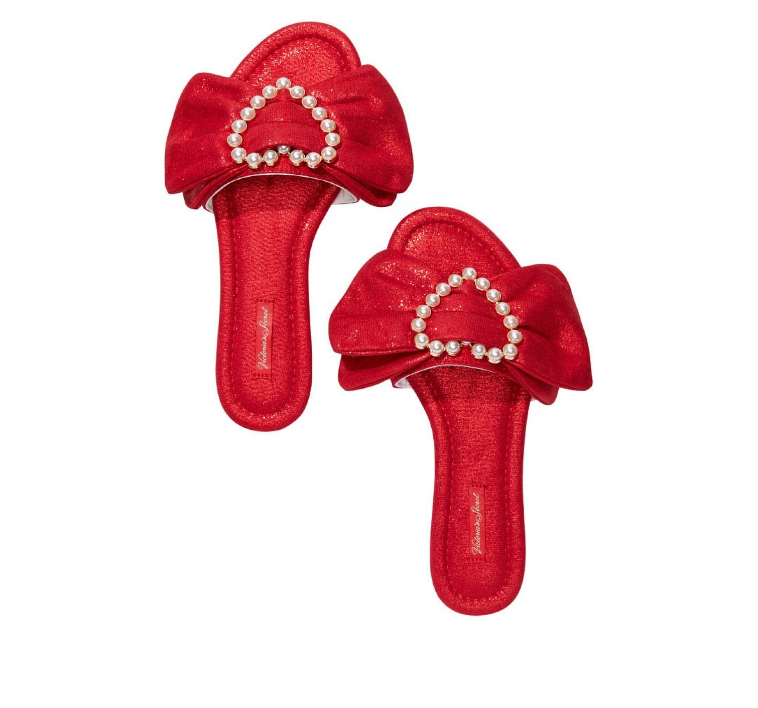 Домашні капці Victoria's Secret Satin Bow Slide Slippers