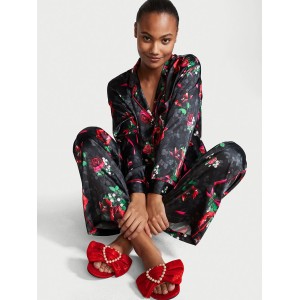 Домашні капці Victoria's Secret Satin Bow Slide Slippers