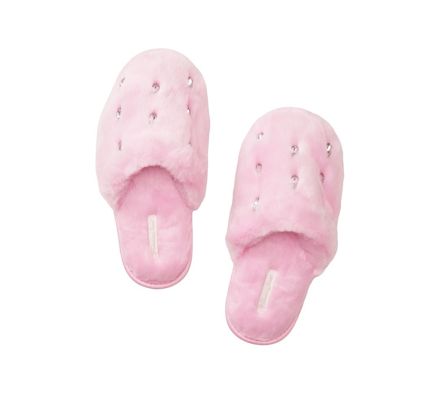 Домашні капці Victoria's Secret Logo Faux Fur Slippers