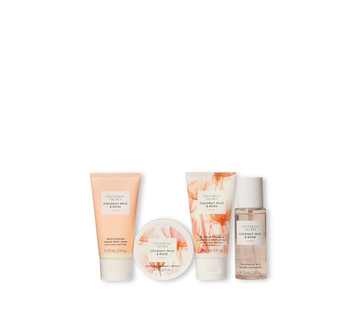 Подарочный набор Victoria’s Secret Starter kit CALM Coconut Milk & Rose