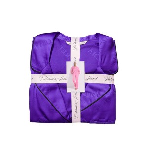 Сатинова піжама Вікторія Секрет Satin Long Pj Set Purple