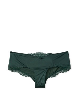 Трусики чики VS Cheeky Panty Green Lace-Up