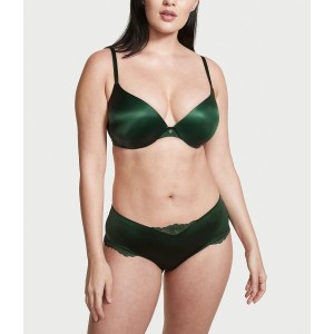 Трусики чіки VS Cheeky Panty Green Lace-Up