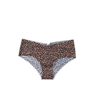 Трусики безшовні Вікторія Сікрет No show Cheeky Panty Leopard
