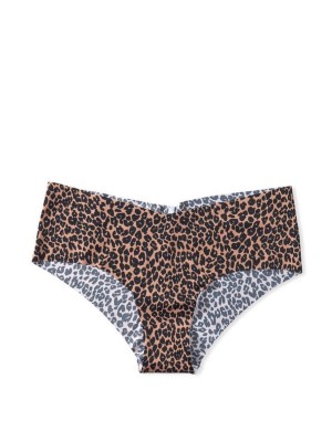 Трусики безшовні Вікторія Сікрет No show Cheeky Panty Leopard