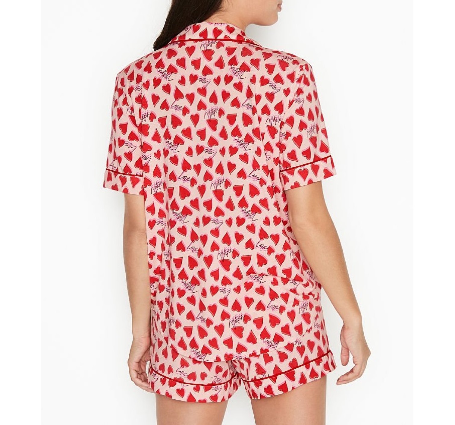 Піжама Victoria Secret Modal Short Pj Set Multi Heart Logo