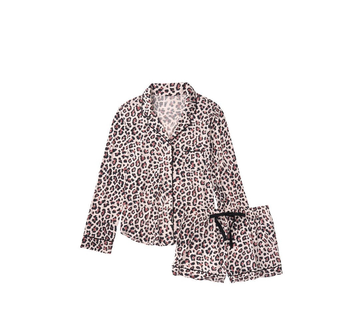 Леопардова піжама Victoria's Secret Modal Short PJ Set Spotty Leopard