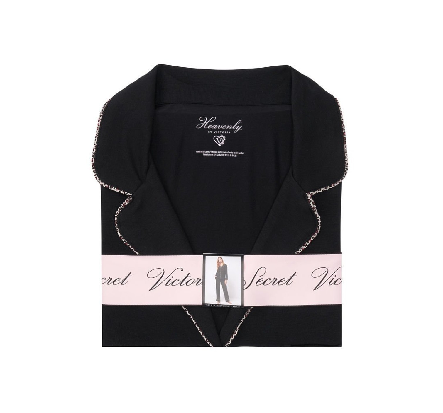 Пижама Victoria’s Secret Modal Long Pj Set  Black