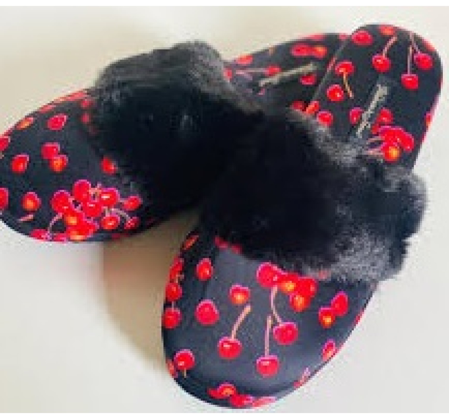 Домашние тапочки VS Signature Satin Slippers Cherry