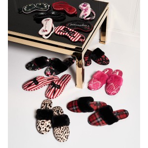 Домашние тапочки VS Signature Satin Slippers Cherry