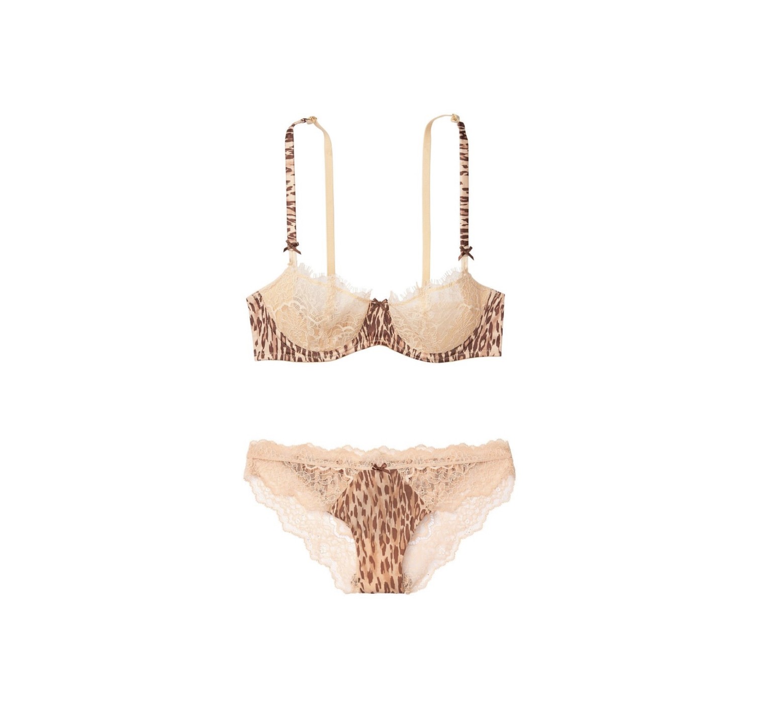 Комплект білизни леопардовий Victoria's Secret Very Sexy Dream Angels Leopard Lace bra