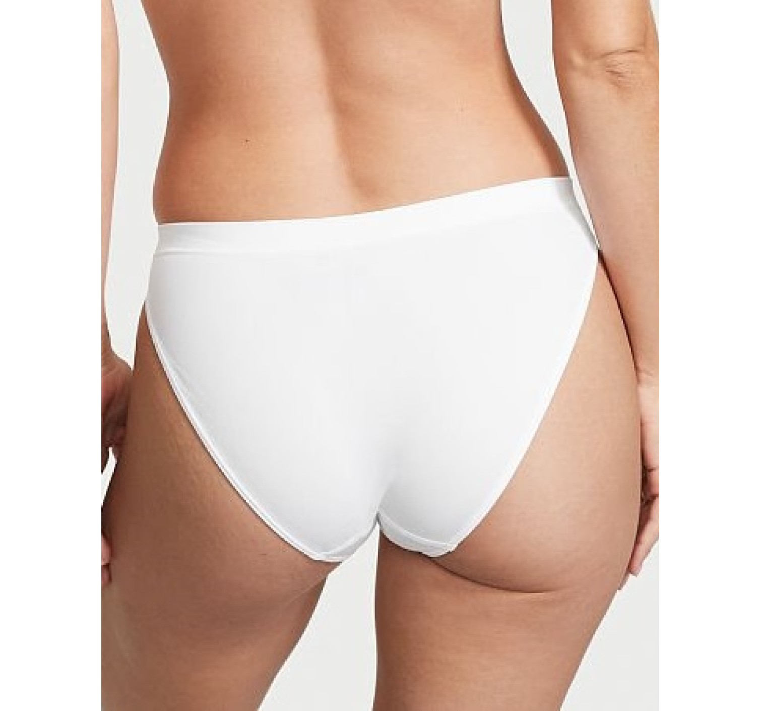 Трусики Victoria's Secret White Seamless Bikini Panty