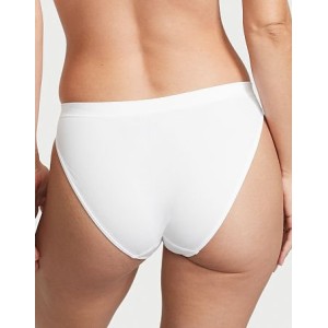 Трусики Victoria's Secret White Seamless Bikini Panty
