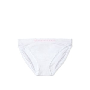 Трусики Victoria's Secret White Seamless Bikini Panty