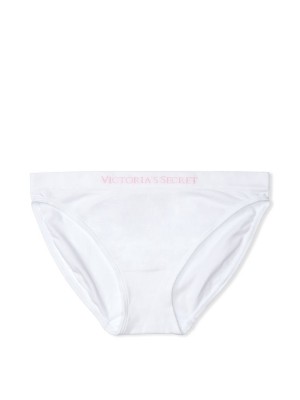 Трусики Victoria's Secret White Seamless Bikini Panty